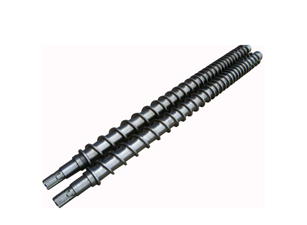 Twin-screw extruder screw