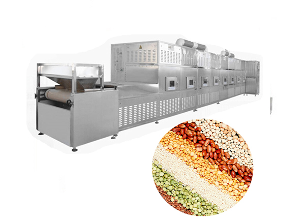Microwave cooking equipment for grains and cereals
