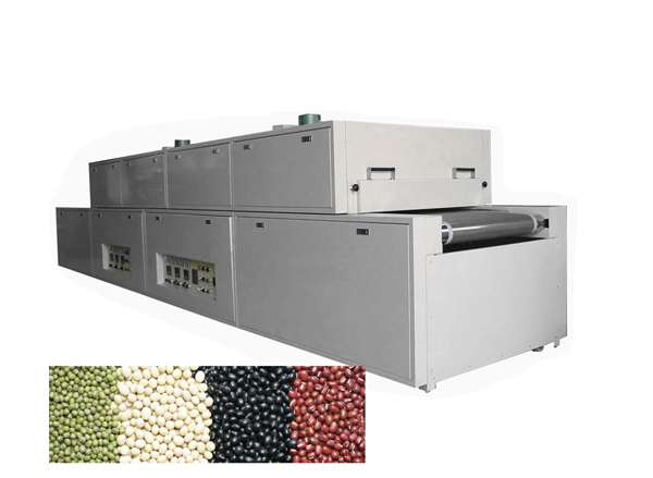 Microwave cooking equipment for grains and cereals
