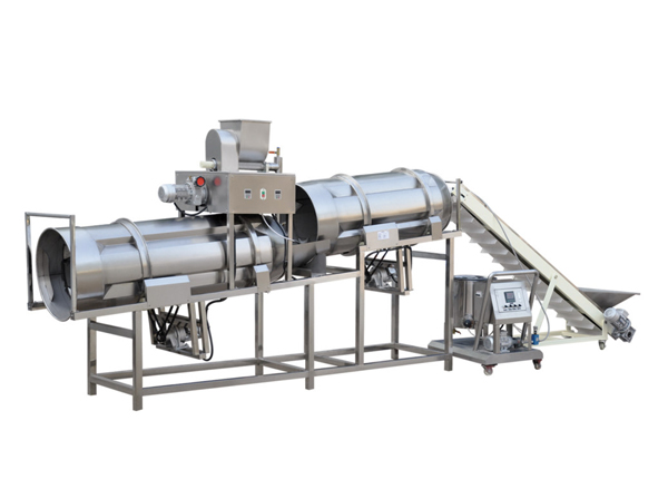 Frying machine seasoning production line