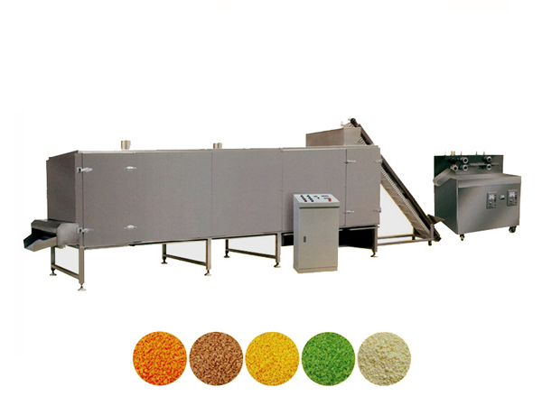 Puffed needle-shaped breadcrumb production line