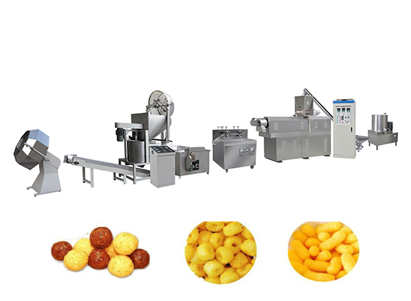 Puffed food production line