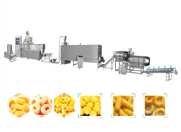 Puffed food processing equipment