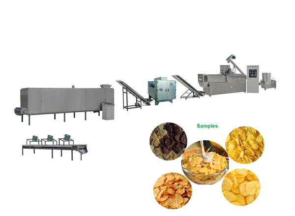 Corn porridge flakes production equipment