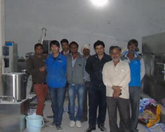 Indian puffed rice equipment installation
