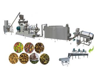 Cat feed production line
