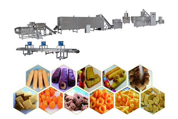 Puffed food machine