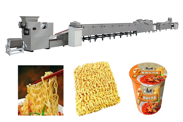 Fully automatic small instant noodle production line