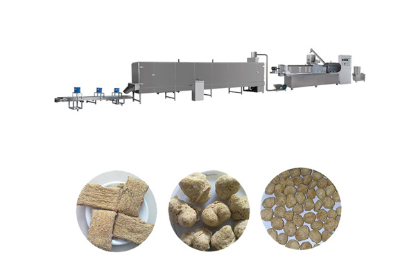 Textured protein production line