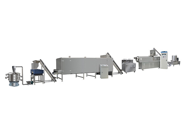 Puffed needle-shaped breadcrumb production line